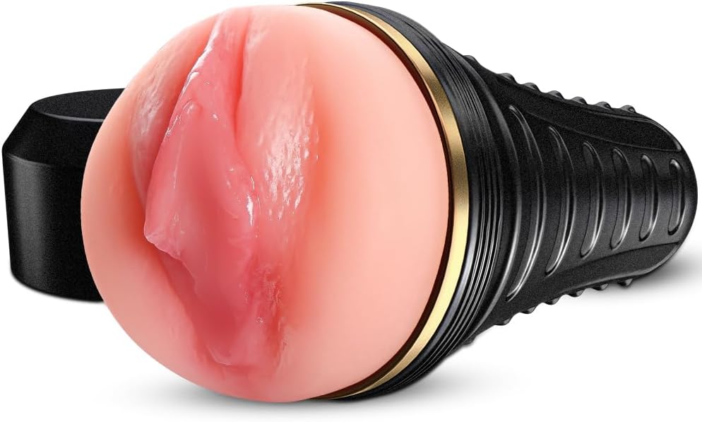 Male Masturbator Realistic Pocket Pussy Vagina Textured with 7.5in Depth