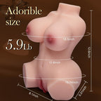3 in 1 Sex Doll Male Masturbator with Realistic Boobs Vagina and Anal