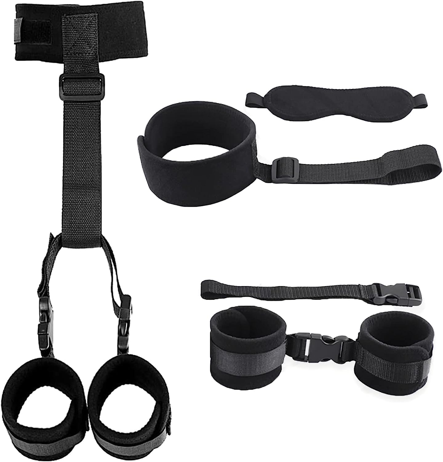 Neck to Wrist Restraints Bondage Set