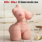 Life Size Sex Doll Male Masturbator - 17.6LB Realistic Torso Sex Dolls
