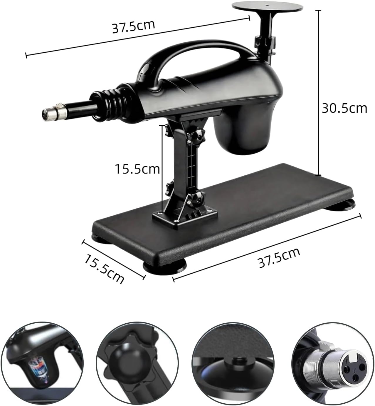 Portable Thrusting Dildo Machine with 8 Accessories