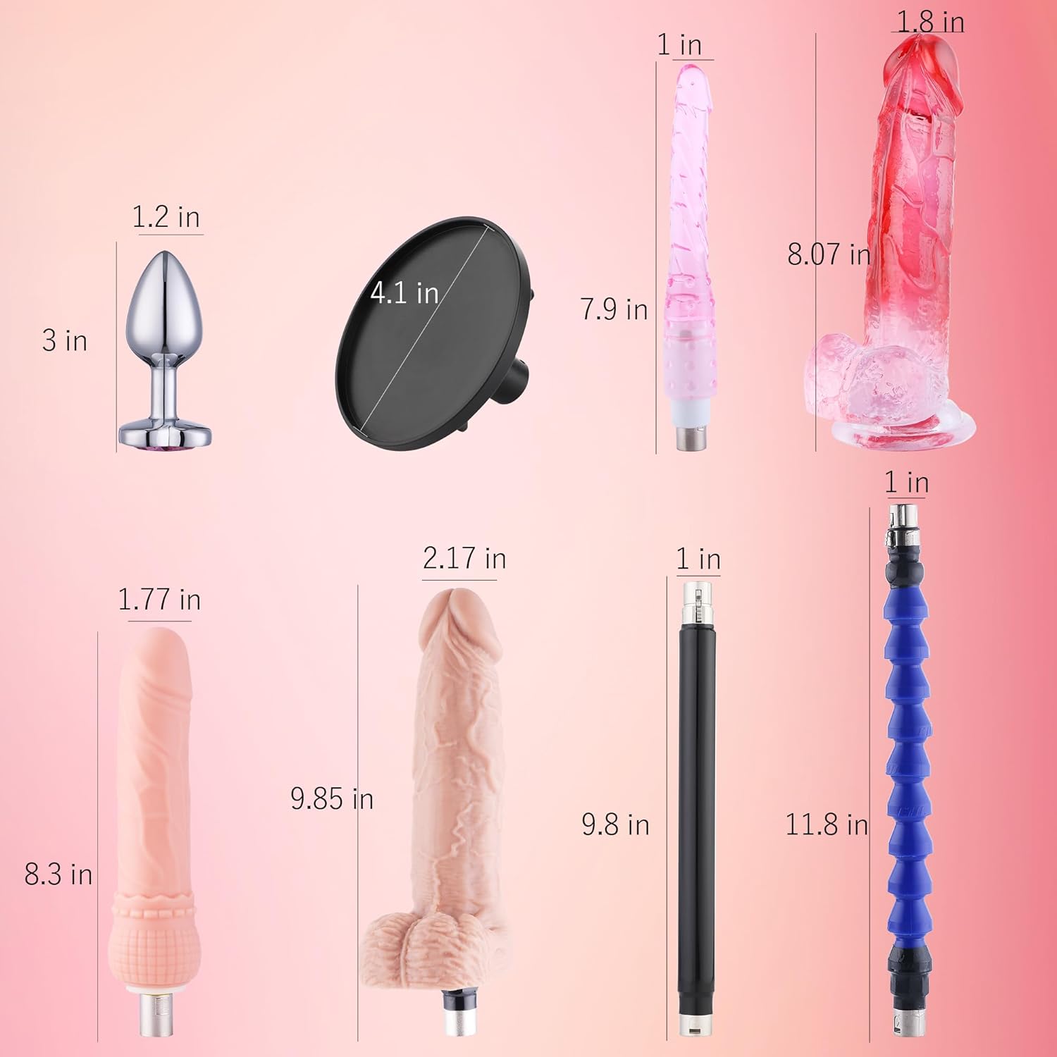 Sex Machine Dildo Machine with 3XLR Connector,Fuck Machine for Women