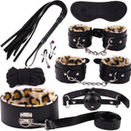 Premium Leopard Bondage & Intimacy Kit