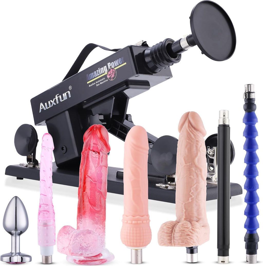 Sex Machine Dildo Machine with 3XLR Connector,Fuck Machine for Women