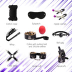 Premium Leopard Bondage & Intimacy Kit