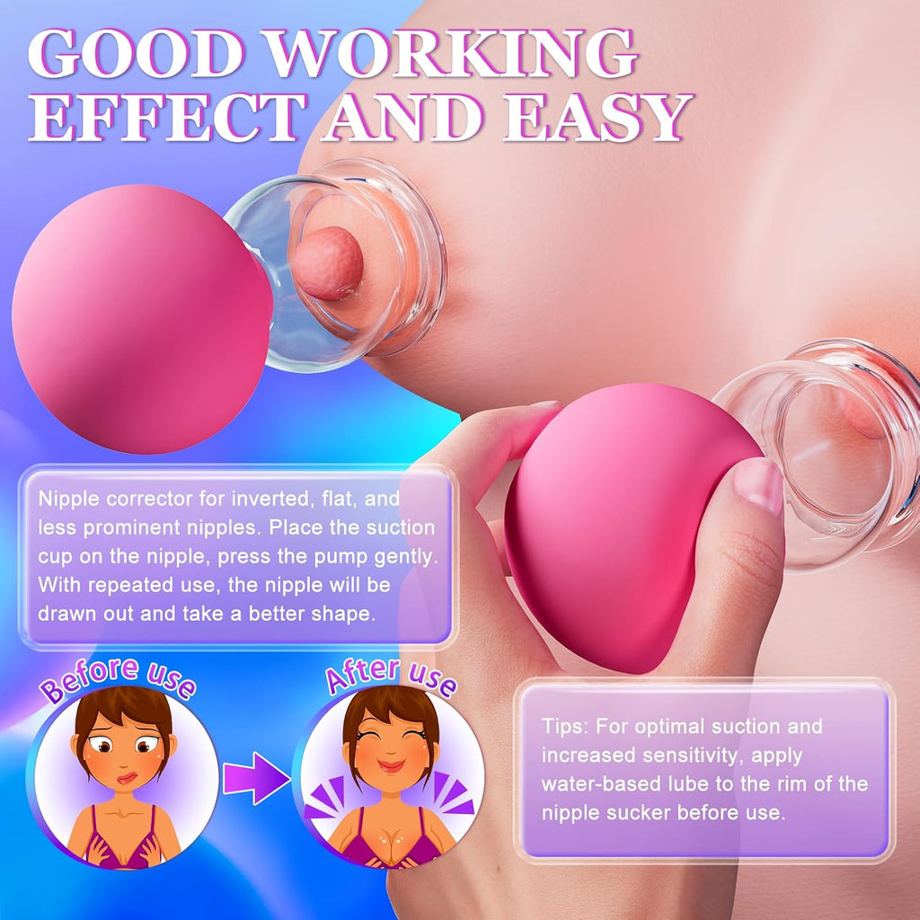 1 Pair Nipple Adult Toys Stimulator for Couples Pleasure