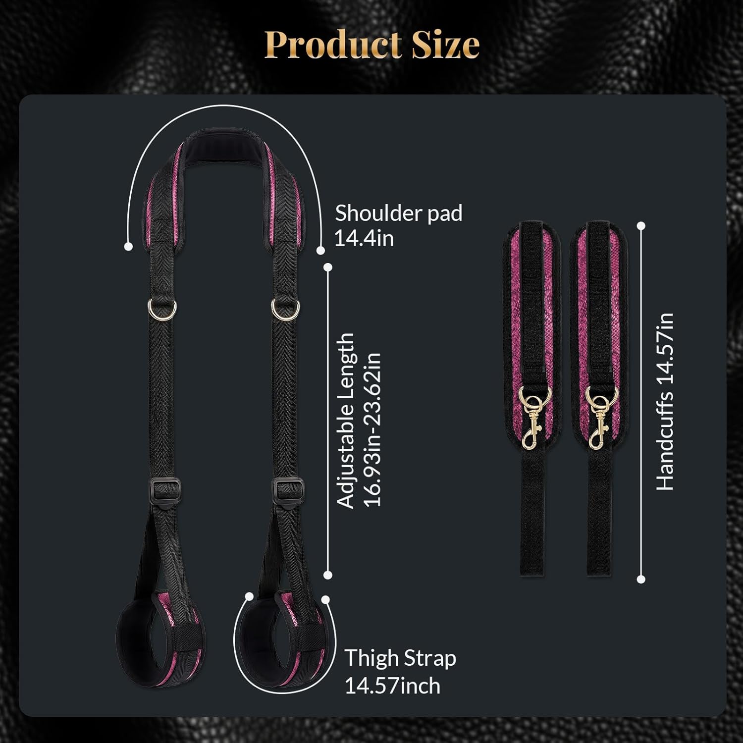 BDSM Kit, Professional Sex Restraints Set