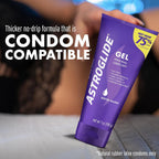 Water-Based Lube, Thicker Gel, Stay-Put No Drip, 7 Fl Oz