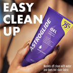 Water-Based Lube, Thicker Gel, Stay-Put No Drip, 7 Fl Oz
