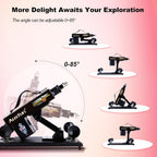 Sex Machine Dildo Machine with 3XLR Connector,Fuck Machine for Women