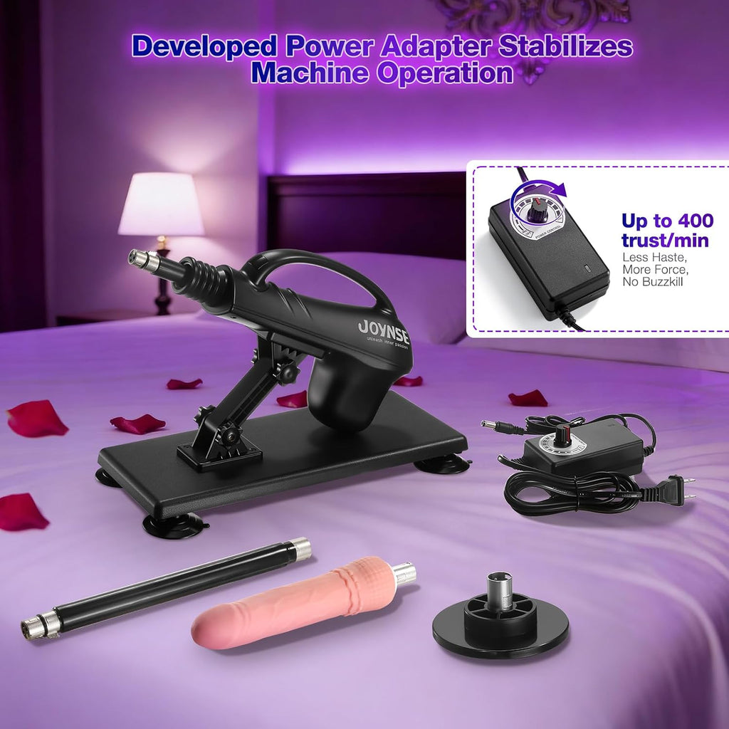 Sex Machine Automatic Fuck Machine with 3 Attachments