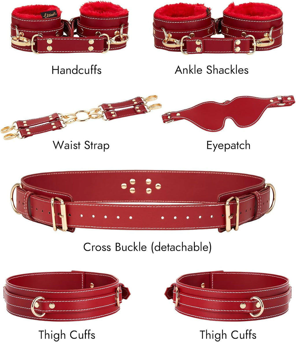Sex Bondage BDSM Kit Restraints 6PCS Sets