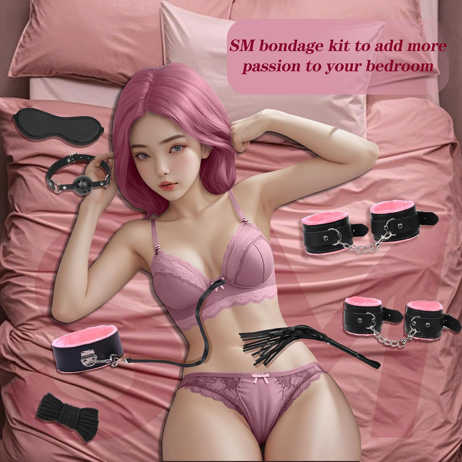 Sex BDSM Toys Beginner’s Bondage Kit for Couples