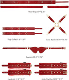 Sex Bondage BDSM Kit Restraints 6PCS Sets