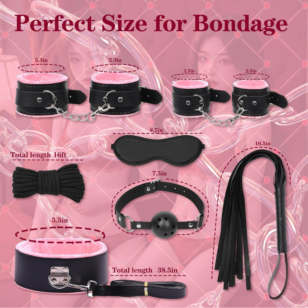 Sex BDSM Toys Beginner’s Bondage Kit for Couples