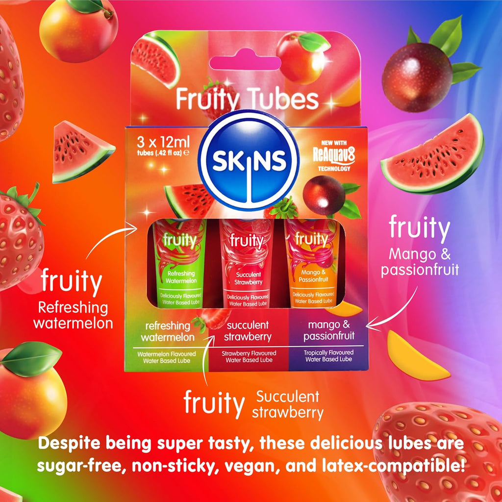 3 Flavored Water Based Lubes