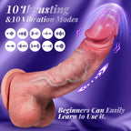 Vibrator Thrusting Dildo
