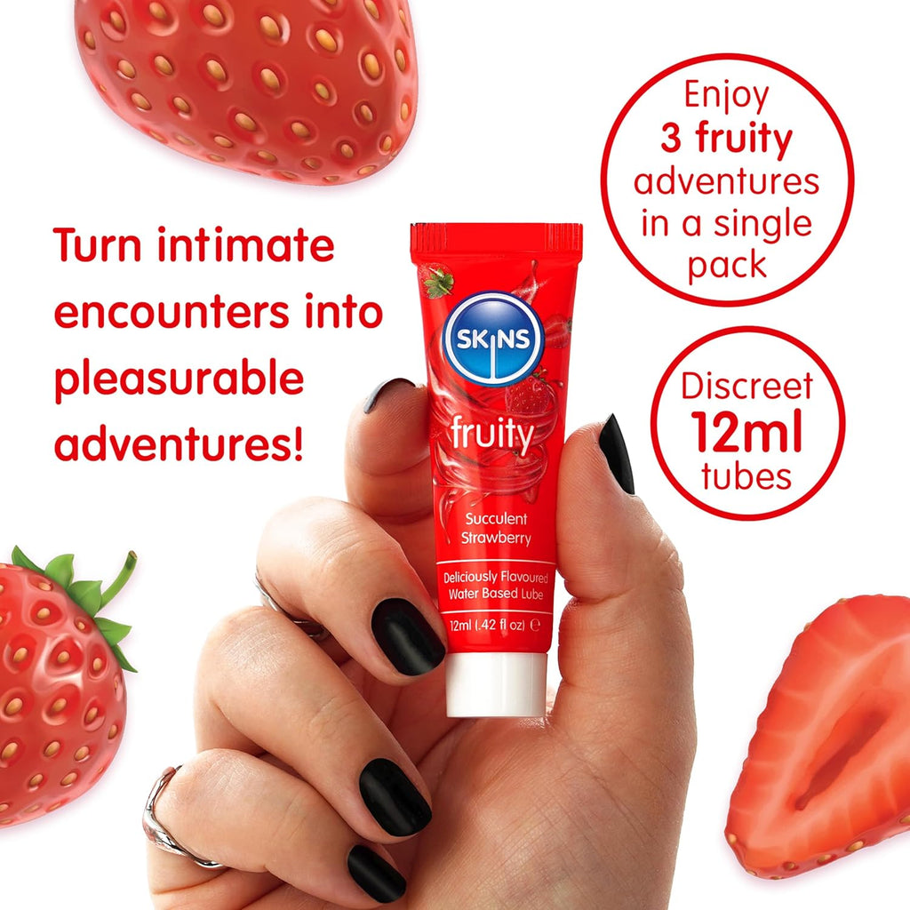3 Flavored Water Based Lubes
